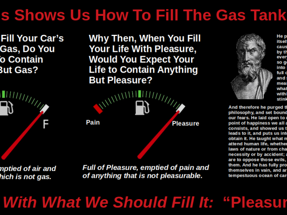 Filling The Gas Tank Of Life