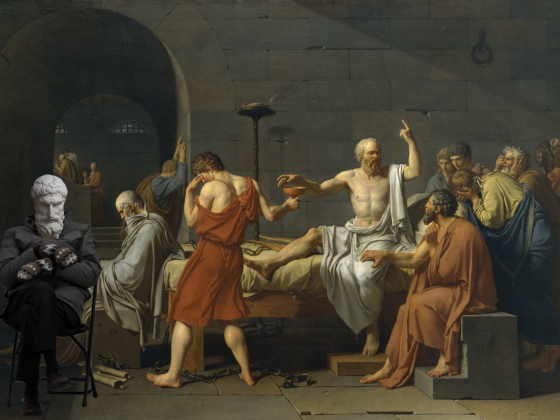 Epicurus Sitting at the Death of Socrates