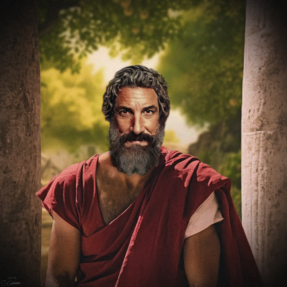 Epicurus Rendered by Genevra Catalano (2023)