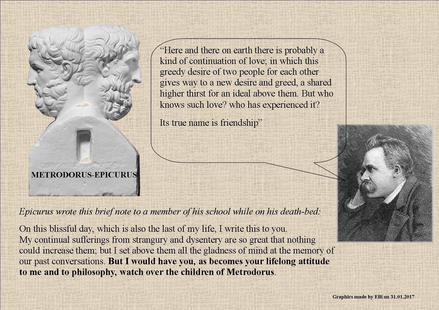 Nietzsche and Epicurus on Friendship