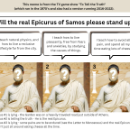 "Will the Real Epicurus of Samos Please Stand Up?"