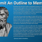 Commit An Outline To Memory