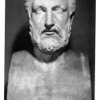 Hermarchus Bust (B&W)