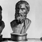 Hermarchus, Epicurus, and Metrodorus - Etchings of Herculaneum Busts