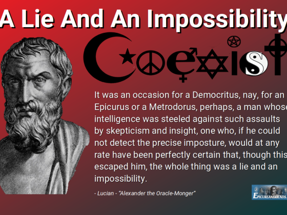 "A Lie And An Impossibility" - Lucian - Alexander the Oracle Monger