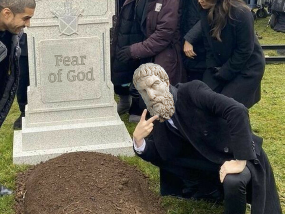 Epicurus Over Fear of God's Grave