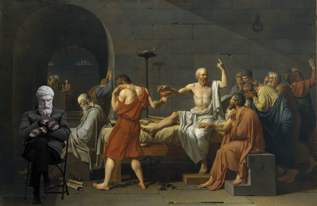 Epicurus Sitting at the Death of Socrates