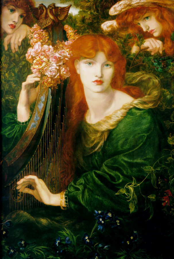 Dante Gabriel Rossetti, La Ghirlandata, 1873