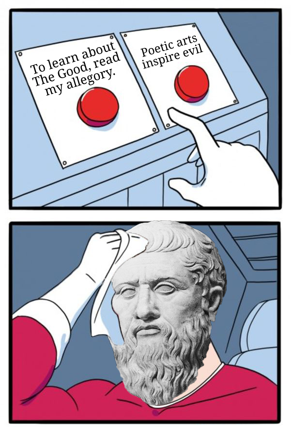 Plato's Aesthetic Contradiction