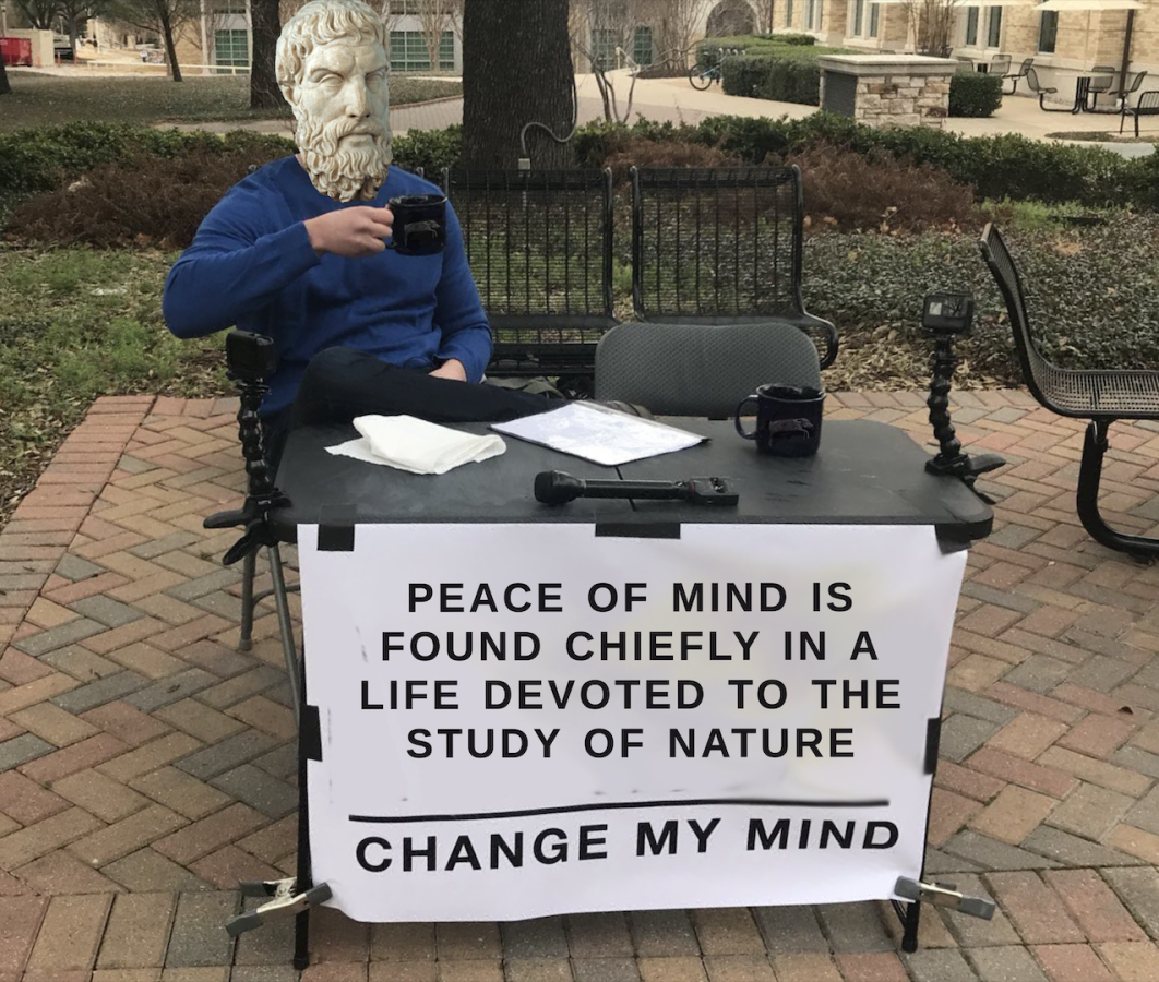 Peace Found in Study of Nature: Change My Mind
