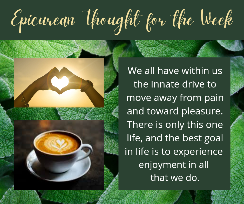 Epicurean Thought for the Week (1)