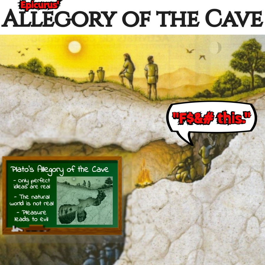 Epicurus' Allegory of the Cave