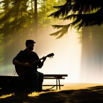 The pleasure of music out in nature