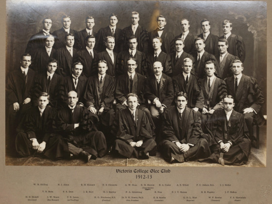 Norman DeWitt - 1912 Victoria College Glee Club