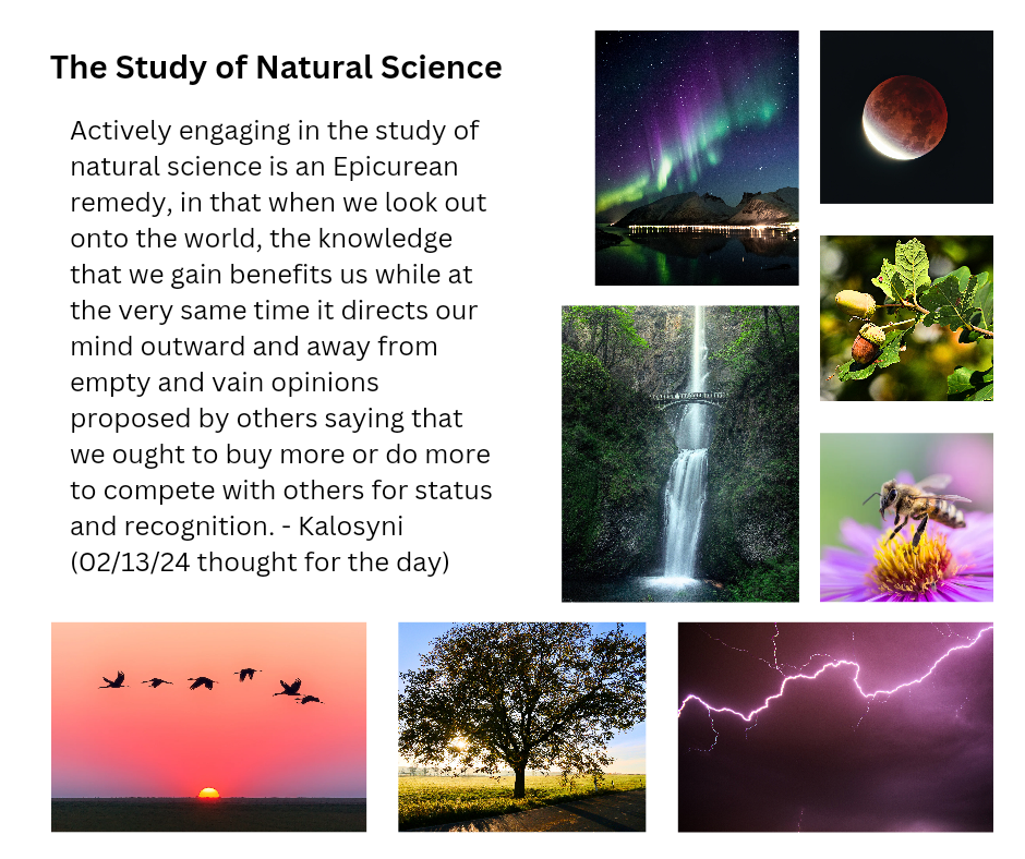 The Active Study of Natural Science