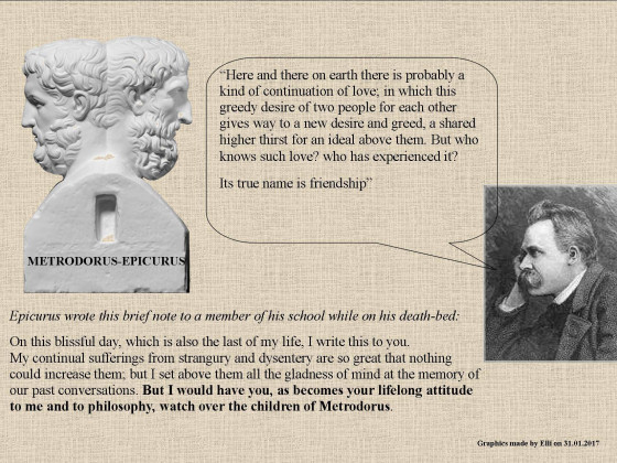 Nietzsche and Epicurus on Friendship