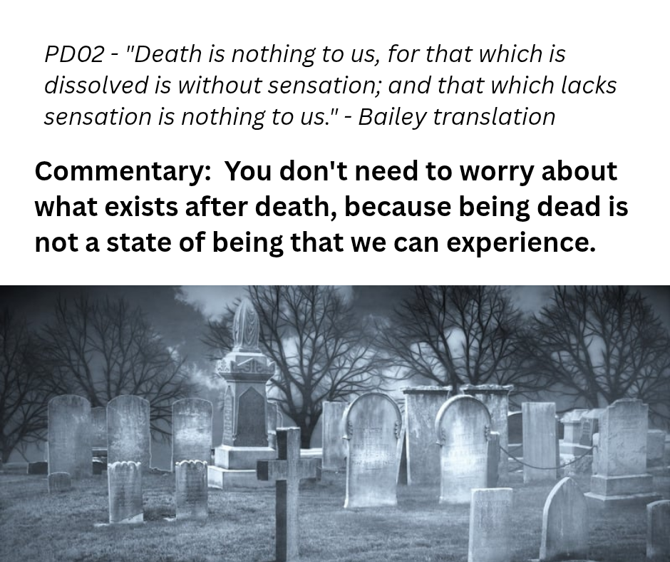 PD02 - No need to worry about death