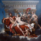 Mars Being Disarmed by Venus - Jaques-Louis David