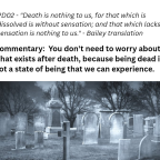 PD02 - No need to worry about death