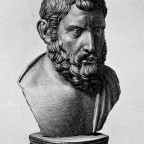 Hermarchus Etching From Herculaneum Bust