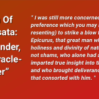 Lucian - Aristotle the Oracle-Monger - Striking  A Blow For Epicurus