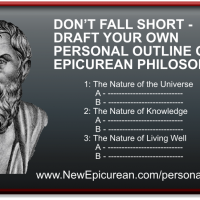 Don’t Fall Short – Draft Your Own Personal Outline of Epicurean Philosophy DontFallShort Outline